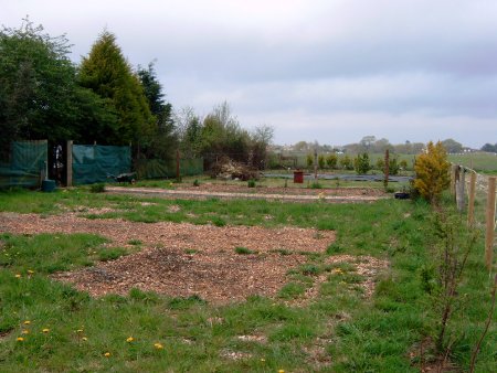 Almost cleared of rubbish (May 2008)...